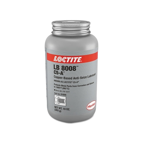 Loctite Lb 8008 x0099  C5-A Copper Based Anti-Seize Lubricant, 10 Oz Can - 1 per CN - 234200