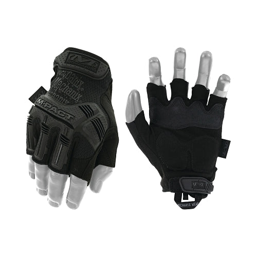 Mechanix Wear M-Pact Gloves, Black, Large, Black - 1 per PR - MFL55010