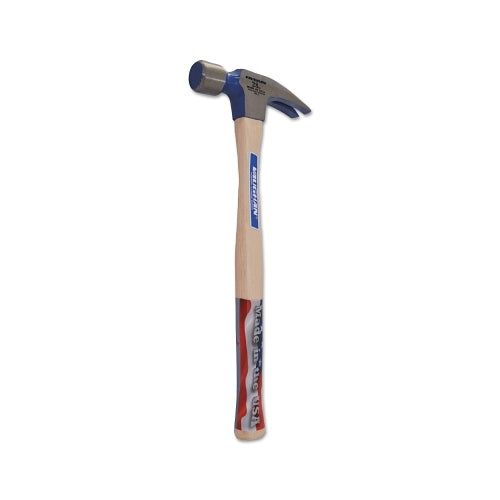 Vaughan Framing Rip Hammer, Forged Steel Head, Straight White Hickory Handle, 18 In, 28 Oz Head, Milled Face - 1 per EA - 606M