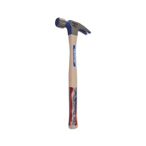 Marteau de charpente Vaughan, tête en acier forgé, manche droit en hickory blanc, tête de 18 po, 28 oz, face fraisée - 1 par EA - 606M