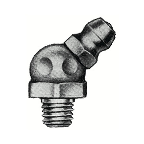 Alemite Hydraulic Fittings, Elbow - 45°, 13/16 In, Male/Male, 1/4 Inches (Sae) - 1 per EA - 1637B1