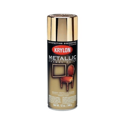 Krylon Metallic Paint, 11 Oz Fill, Aerosol Can,  - 6 per CS