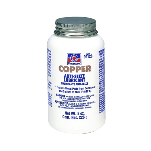 Permatex Copper Anti-Seize Lubricant, 8 Oz Brush Top Bottle - 1 per EA - 09128