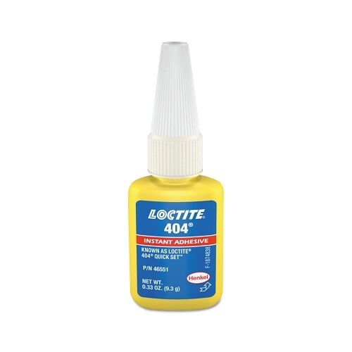 Loctite 404 x0099  Instant Adhesive, 0.333 Oz Bottle, Clear - 1 per BO - 135465