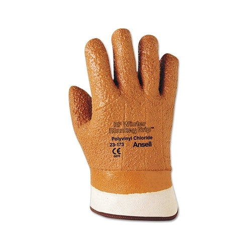Activarmr 23-173 Pvc-Coated Gloves, Rough Finish, Size 10, Brown - 12 per DZ - 104723