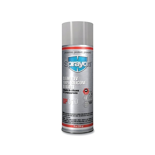 Sprayon Sp000 Series Rtv Silicone Sealant, 8 Oz, Aerosol Can, Red, Sp050 - 12 per PK - S00050000