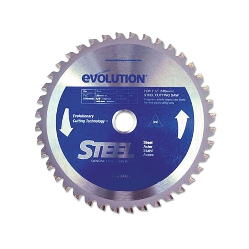 Evolution Tct Metal-Cutting Blade, 7-1/4 In, 5/8 Inches Arbor, 5000 Rpm, 40 Teeth - 1 per EA - 185BLADEST