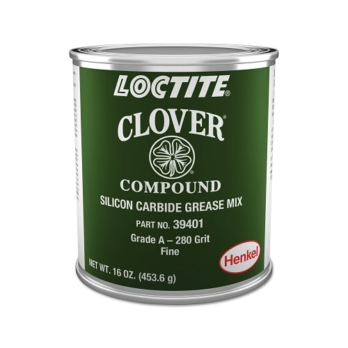 Loctite Clover Silicon Carbide Grease Mix, 1 Lb, Can, 280 Grit - 1 per CAN - 232872