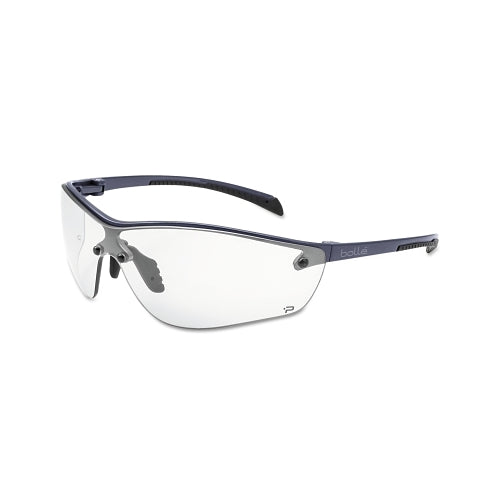 Bolle Safety Silium+ Series Gafas de seguridad, lentes transparentes, platino antivaho/antiarañazos, 10 por caja - 40237