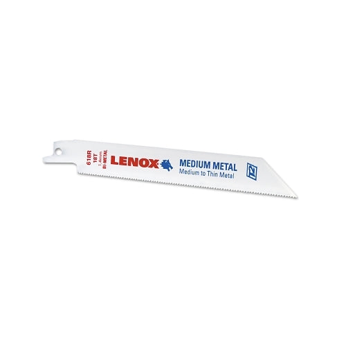 Hoja de sierra alternativa para corte de metal Lenox, 6 pulgadas LX 3/4 pulgadas WX 0.035 pulgadas de espesor, 18 Tpi, 5 Ea/Pk - 5 por PK - 20566618R