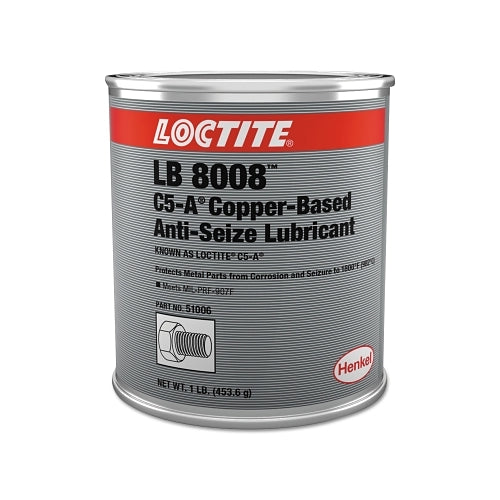 Loctite Lb 8008 C5-A Lubricante antiagarrotamiento a base de cobre, lata de 1 libra - 1 por CN - 234202