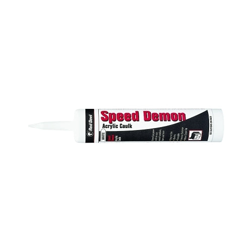 Red Devil Speed Demon Acrylic Caulk, 10.1 Oz Cartridge, White - 12 per CS - 0736