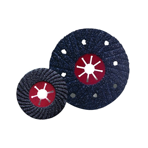 Cgw Abrasives Disque abrasif semi-flexible, oxyde d'aluminium, 4-1/2 pouces de diamètre, grain 24 - 10 par boîte - 35831