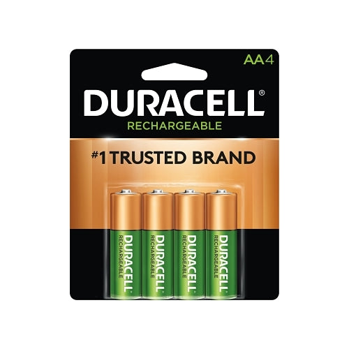 Duracell Pre-Charged Rechargeable Battery, Nimh, Aa, 1.2V, 4 Ea/Pk - 1 per PK - DURNLAA4BCD