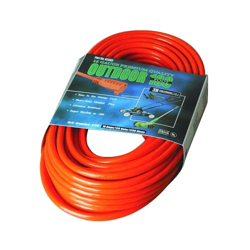 Southwire Vinyl Extension Cord, 100 Ft, 1 Outlet - 1 per EA - 023098803