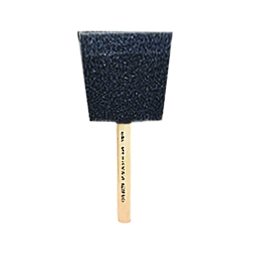 Linzer Foam Brush, 1 Inches W, Wood Handle - 50 per BX - 85051