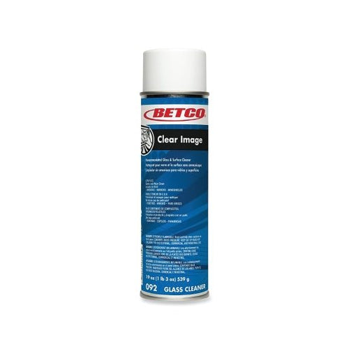 Betco Clear Image Glass And Surface Cleaner, 19 Oz, Aerosol Can, Rain Fresh Scent - 12 per CA - 0922302