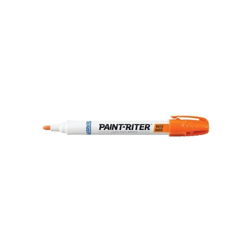 Markal Paint-Riter Water-Based Paint Marker, Orange, 1/8 In, Medium Tip - 12 per BX - 97404
