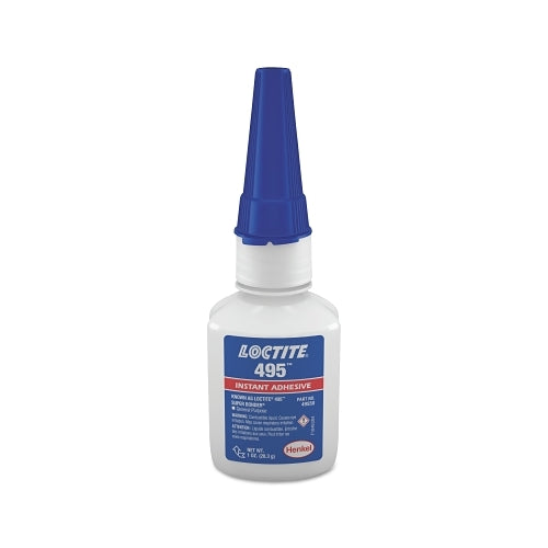 Loctite 495 x0099  Super Bonder Instant Adhesive, 1 Oz, Bottle, Clear - 1 per BO - 135467