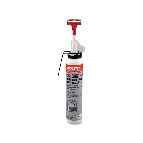 Mastic haute température Loctite Si 596, 190 ml, cartouche, rouge - 6 par CS - 2700556