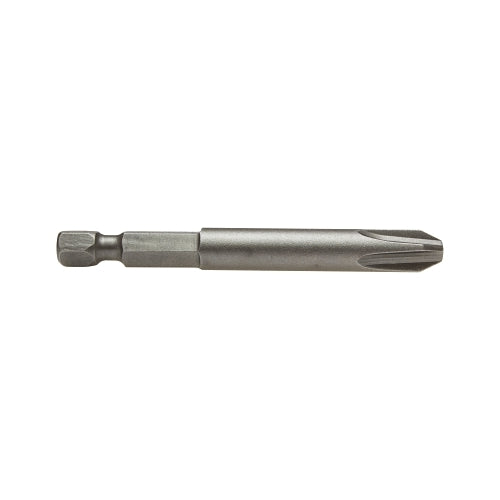 Embouts Apex Phillips Power, #3, entraînement 1/4 pouces, 2 3/4 pouces, diamètre 5/16 pouces - 1 par BIT - 493AX