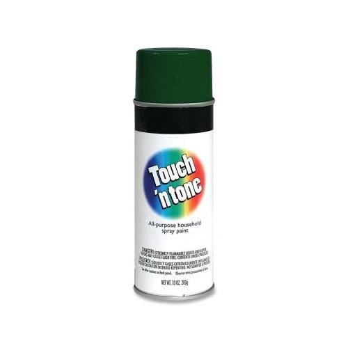 Rust-Oleum Touch 'N Tone Spray Paint, 10 Oz, Gloss Hunter Green - 6 per CA - 55271830