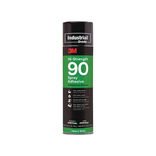 3M x0099  Hi-Strength 90 Ca Spray Adhesive, 17.6 Oz, Aerosol Can, Clear - 12 per CA - 7000023924