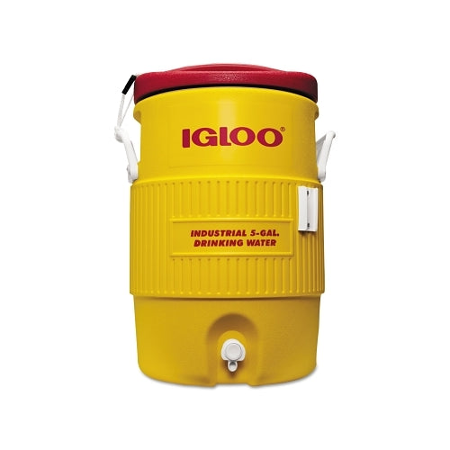 Enfriador Igloo Serie 400, 5 Gal, Rojo/Amarillo - 1 por EA - 451
