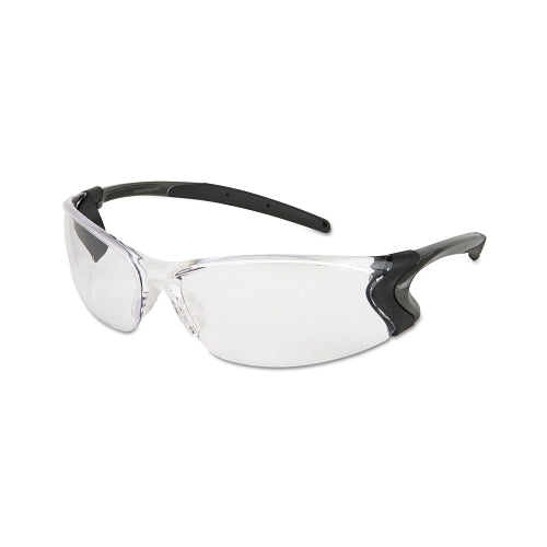 Mcr Safety Bd1 Gafas de seguridad dieléctricas sin marco, lentes transparentes de policarbonato, antivaho Max6, patillas de nailon, 12 por DZ - BD110PF