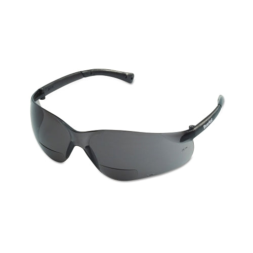 Mcr Safety Bearkat Bk1 Series Bifocal Readers Safety Glasses, Gray Lens, 1.5 Dipter, Gray Frame - 1 per EA - BKH15G
