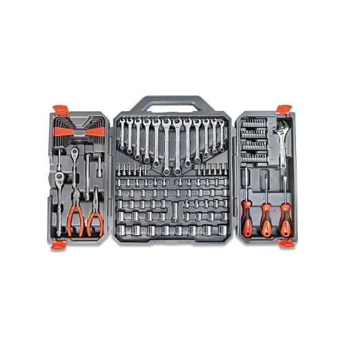 Crescent 1/4 Inches And 3/8 Inches Drive 6-Pt Sae/Metric Professional Tool Set, 150 Piece - 1 per ST - CTK150