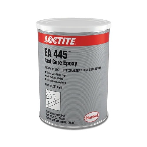 Loctite Fixmaster Fast Cure Epoxy, Mixer Cup, 1 Oz, Capsule, Grey - 1 per CN - 209718