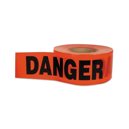 C.H. Hanson Barricade Tape, 3 Inches X 1000 Ft, Red, Danger - 1 per EA - 16003