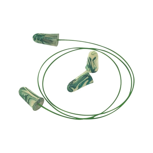 Moldex Camo Plugs Disposable Earplugs, Foam, Brown/Tan/Green, Uncorded - 200 per BX - 6608