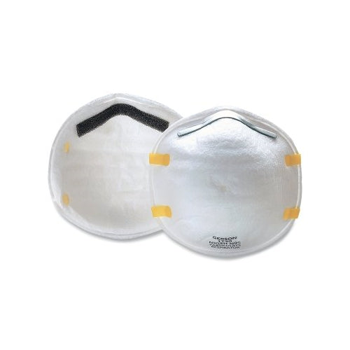 Gerson N95 Particulate Respirator, One Size Fits Most, White - 20 per BX - 1730