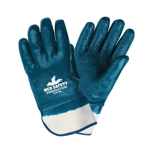 Gants enduits de nitrile Mcr Safety Predator, X-Large, bleu - 12 par DZ - 9761RXL