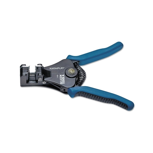 Klein Tools Katapult Wire Stripper/Cutter, 6-5/8 Inches L, 8 Awg To 22 Awg, Blue/Black - 1 per EA - 11063W