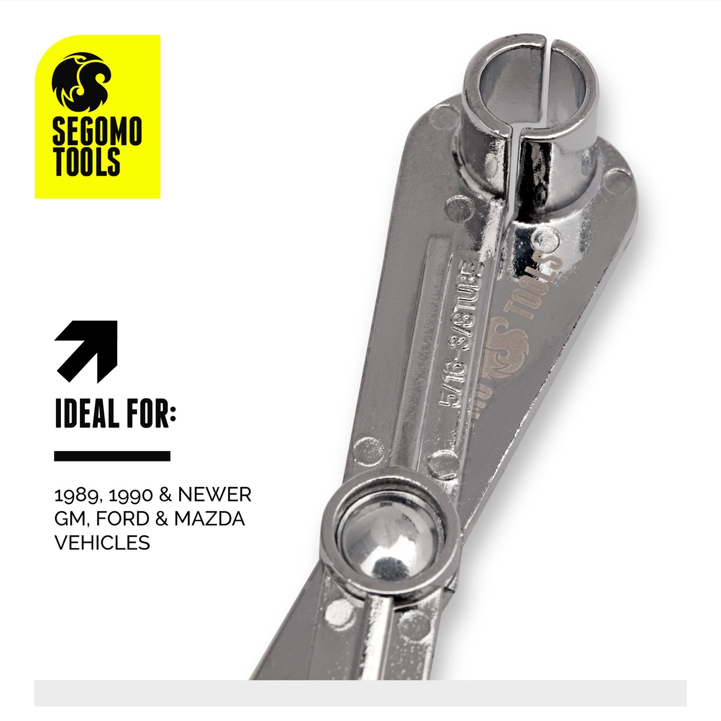 Segomo Tools Herramienta de tijera para desconexión de línea de combustible - 5/16 pulgadas y 3/8 pulgadas (para combustible, servicio de línea de aire acondicionado, calentadores) - FUEL01