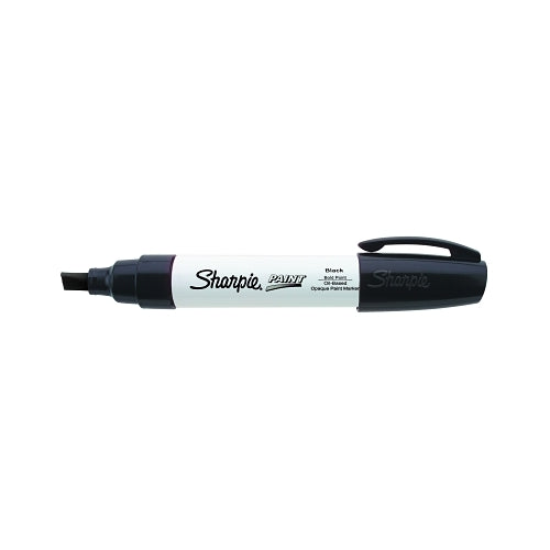 Sharpie Oil Based Paint Marker, Black, Bold, Chisel - 6 per PK - 35564