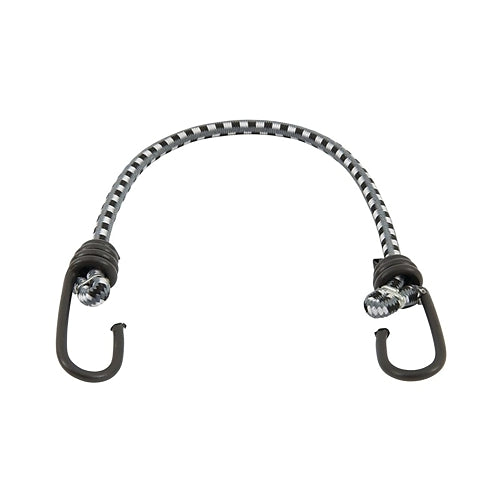 Keeper Vinyl-Coated Steel Hooks Bungee Cord, 18 Inches L - 10 per CT - 06019
