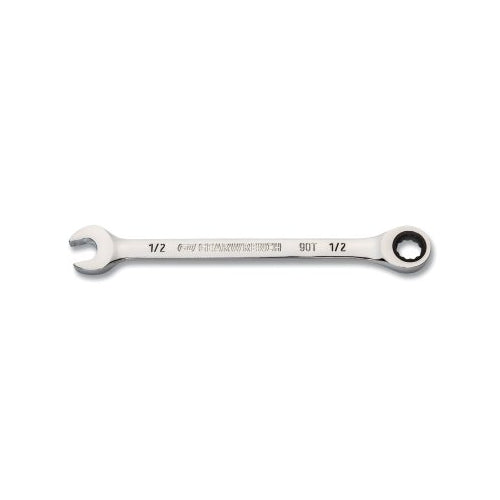 Gearwrench 90-Tooth 12 Point Ratcheting Combination Wrench, Sae, 1/2 In - 1 per EA - 86945