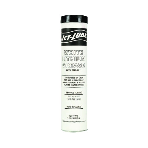 Jet-Lube White Lithium Grease With Ptfe, 14 Oz, Can - 30 per CA - 50350
