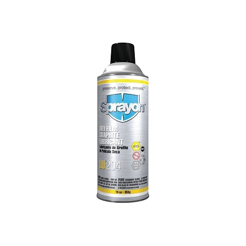 Sprayon Dry Film Graphite Lubricant, 10 Oz, Aerosol Can - 12 per CA - SC0204000