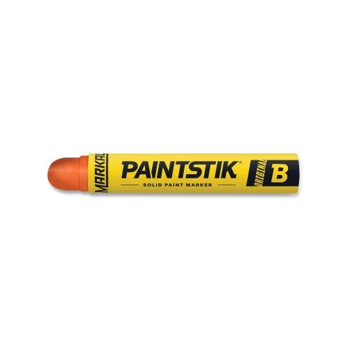Markal Paintstik Original B Solid Paint Marker, 11/16 Inches Dia, 4-3/4 Inches L, Orange - 12 per DZ - 80224