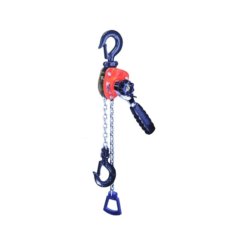 Cm Columbus Mckinnon Series 602 Mini Rachet Lever Hoist, 550 Lb, 5 Ft Lifting Height, 56 Lbf - 1 per EA - 0210