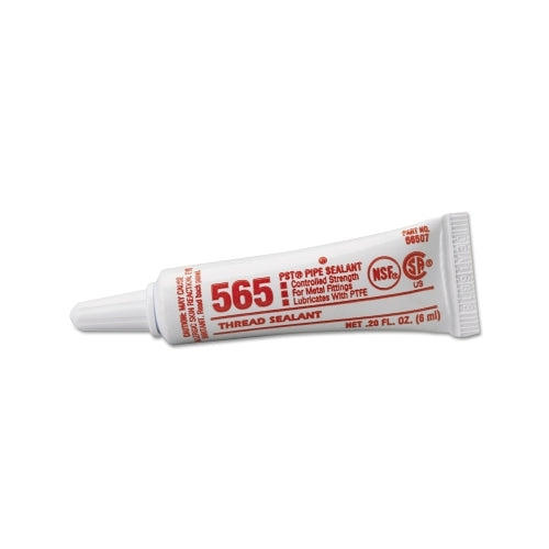 Loctite 565 x0099 Sellador de roscas Pst, resistencia controlada, tubo de 6 ml, blanco - 10 por CA - 234438