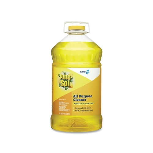 Clorox Pine-Sol All-Purpose Cleaner, 144 Oz, Bottle, Lemon Scent - 3 per CA - CLOX35419