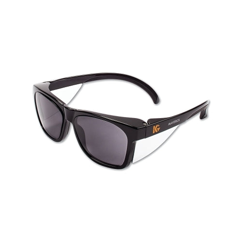 Kimberly-Clark Professional Kleenguard Maverick Safety Glasses, Smoke Anti-Fog/Scratch Lens, Black Frame - 1 per EA - 49311