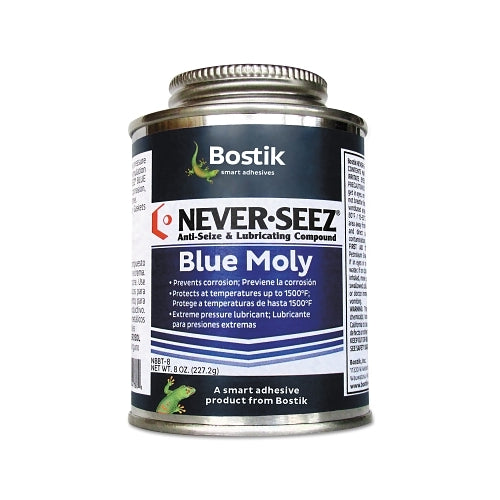 Never-Seez Blue Moly Compound, 8 Oz Brush Top Can - 1 per CN - 30850491