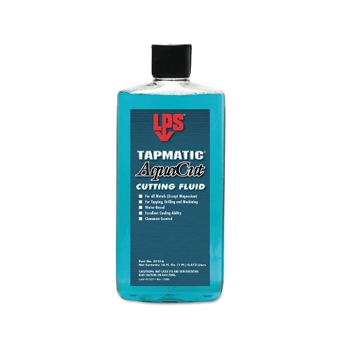 Lps Tapmatic Aquacut Líquido de corte, 16 oz, botella exprimible - 12 por CA - 01216